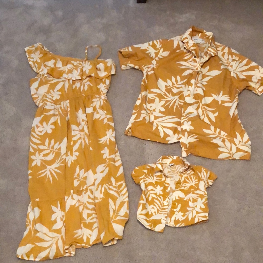 Family matching outfit/mommy daddy and baby boy